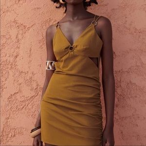 Zara brown summer dress